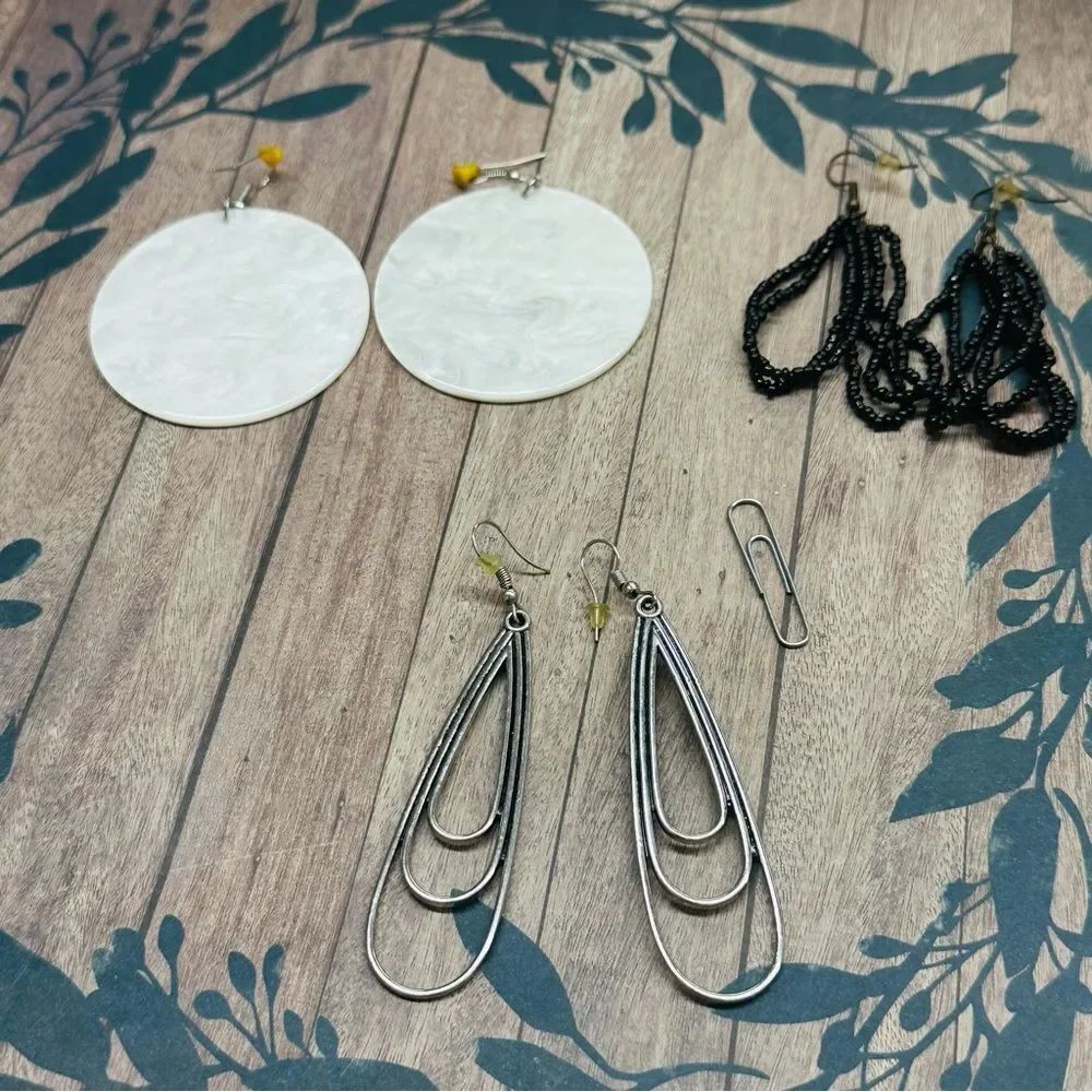 Dangle Earring Bundle Boho 3 Pairs‎ B9